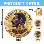 Freddie Mercury 80th Anniversary 2026 Commemorative Coin – TMTHU5472