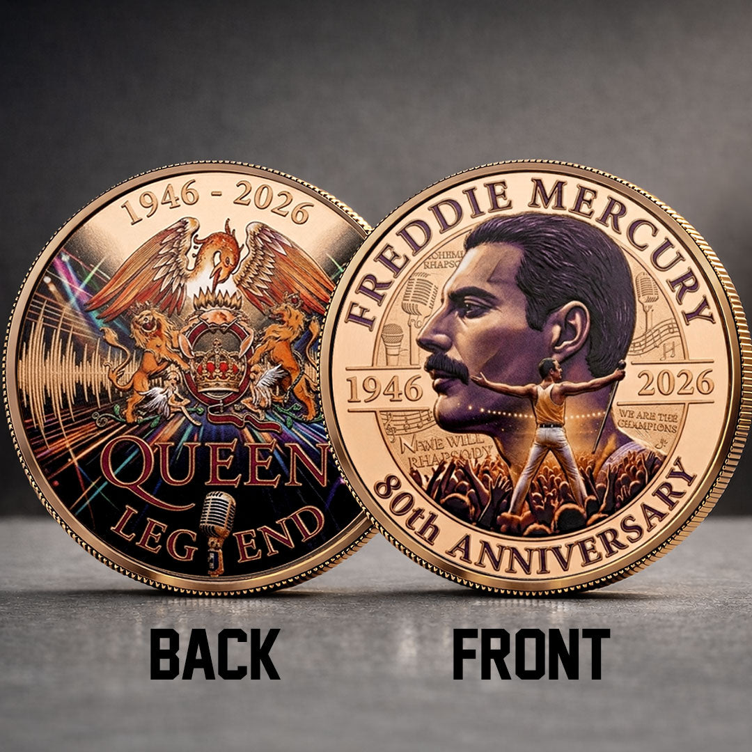 Freddie Mercury 80th Anniversary 2026 Commemorative Coin – TMTHU5472