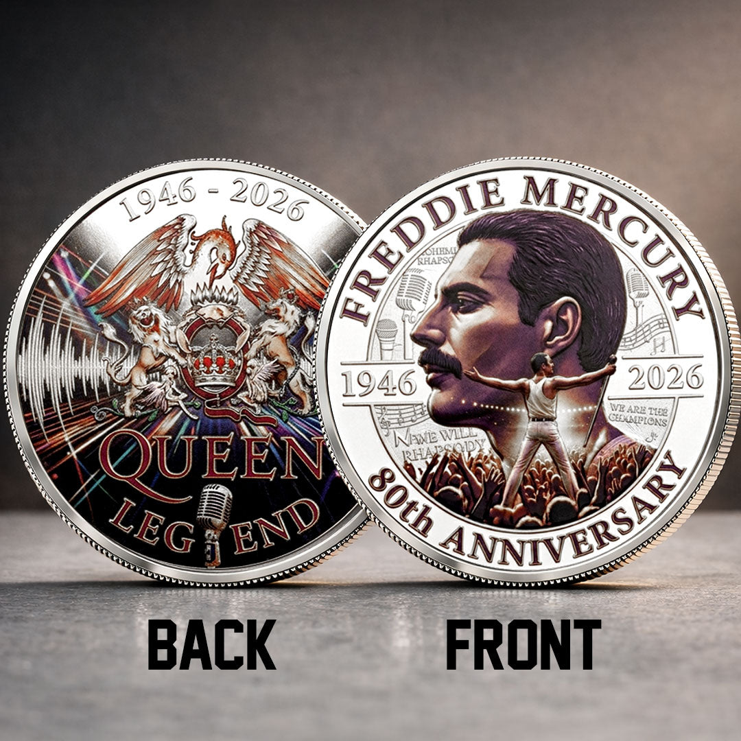 Freddie Mercury 80th Anniversary 2026 Commemorative Coin – TMTHU5472