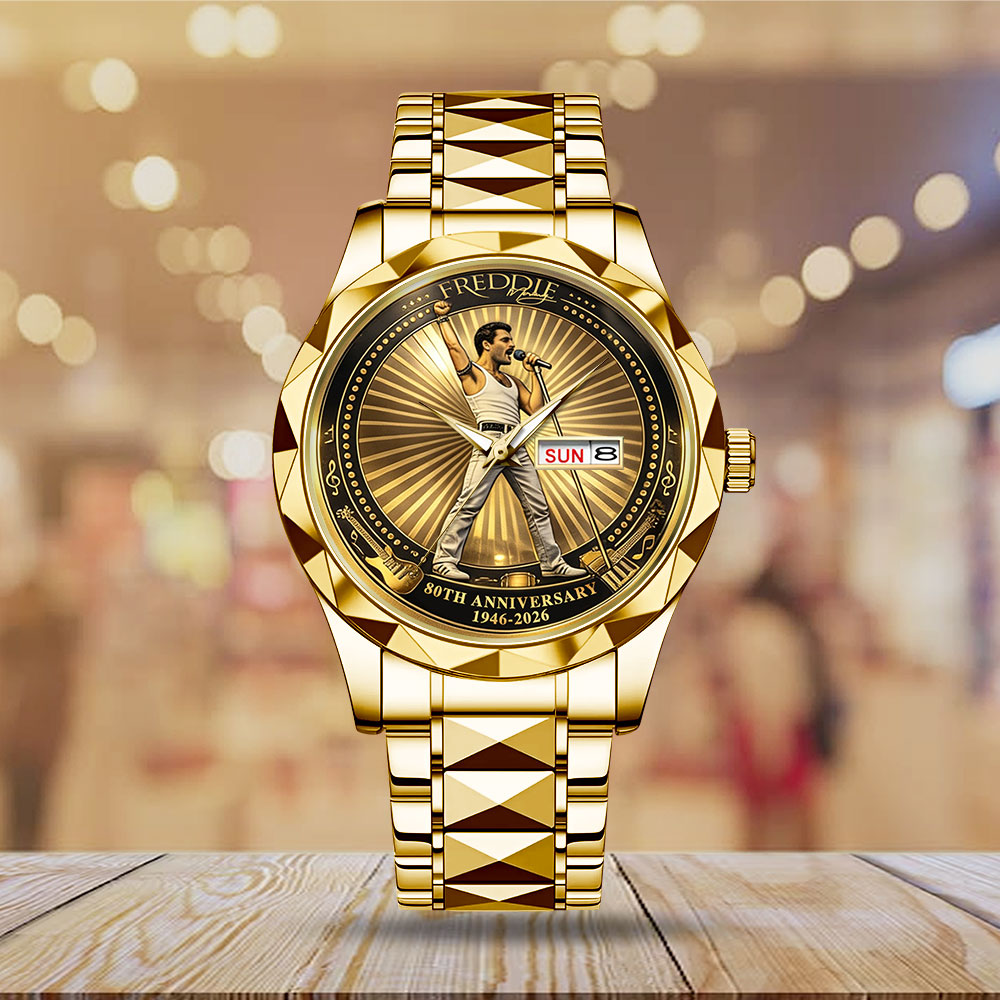Freddie Mercury 80th Anniversary Alloy Luxury Quartz Watch – MAITM14254
