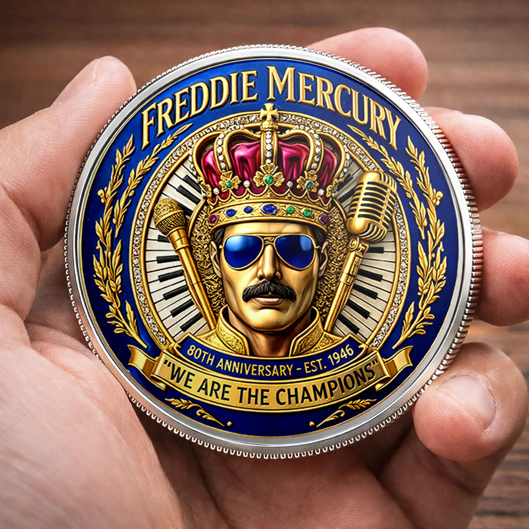 Freddie Mercury 80th Anniversary Commemorative Coin – HOATT16839
