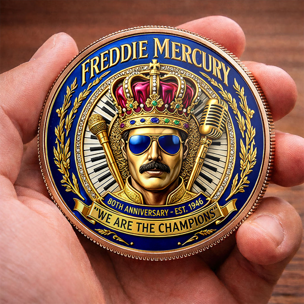 Freddie Mercury 80th Anniversary Commemorative Coin – HOATT16839