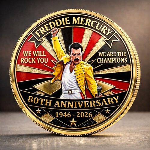 Freddie Mercury 80th Anniversary Commemorative Coin – MAITM15136