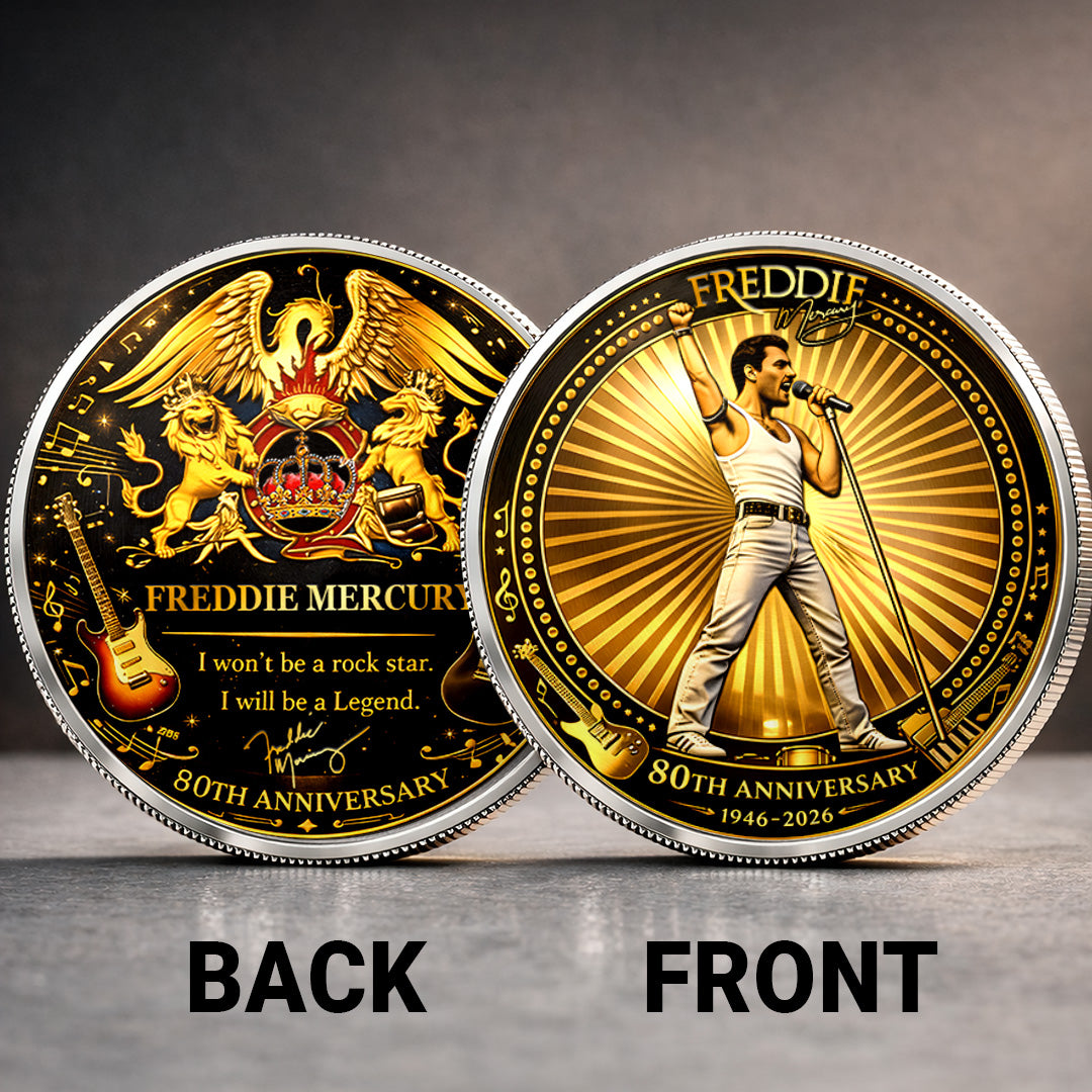 Freddie Mercury 80th Anniversary Commemorative Coin – MAITM15144