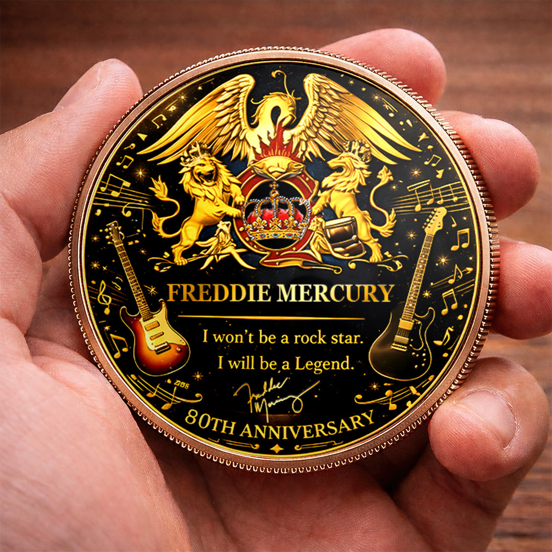 Freddie Mercury 80th Anniversary Commemorative Coin – MAITM15144