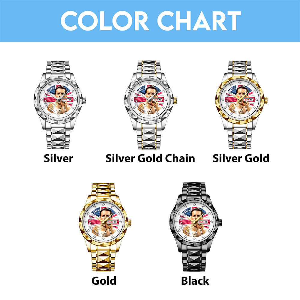Freddie Mercury Alloy Luxury Quartz Watch – MAITM 12078