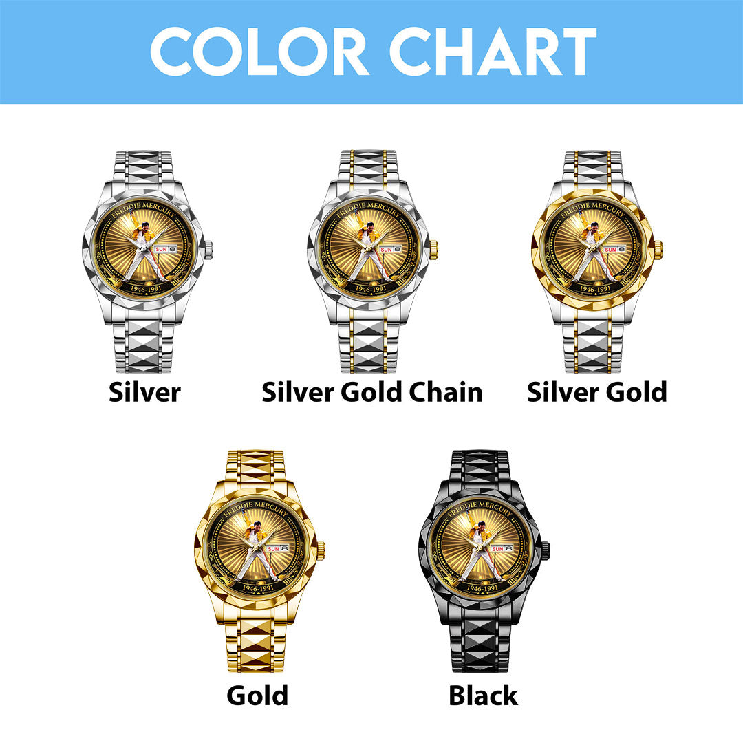 Freddie Mercury Alloy Luxury Quartz Watch – HOATT15487