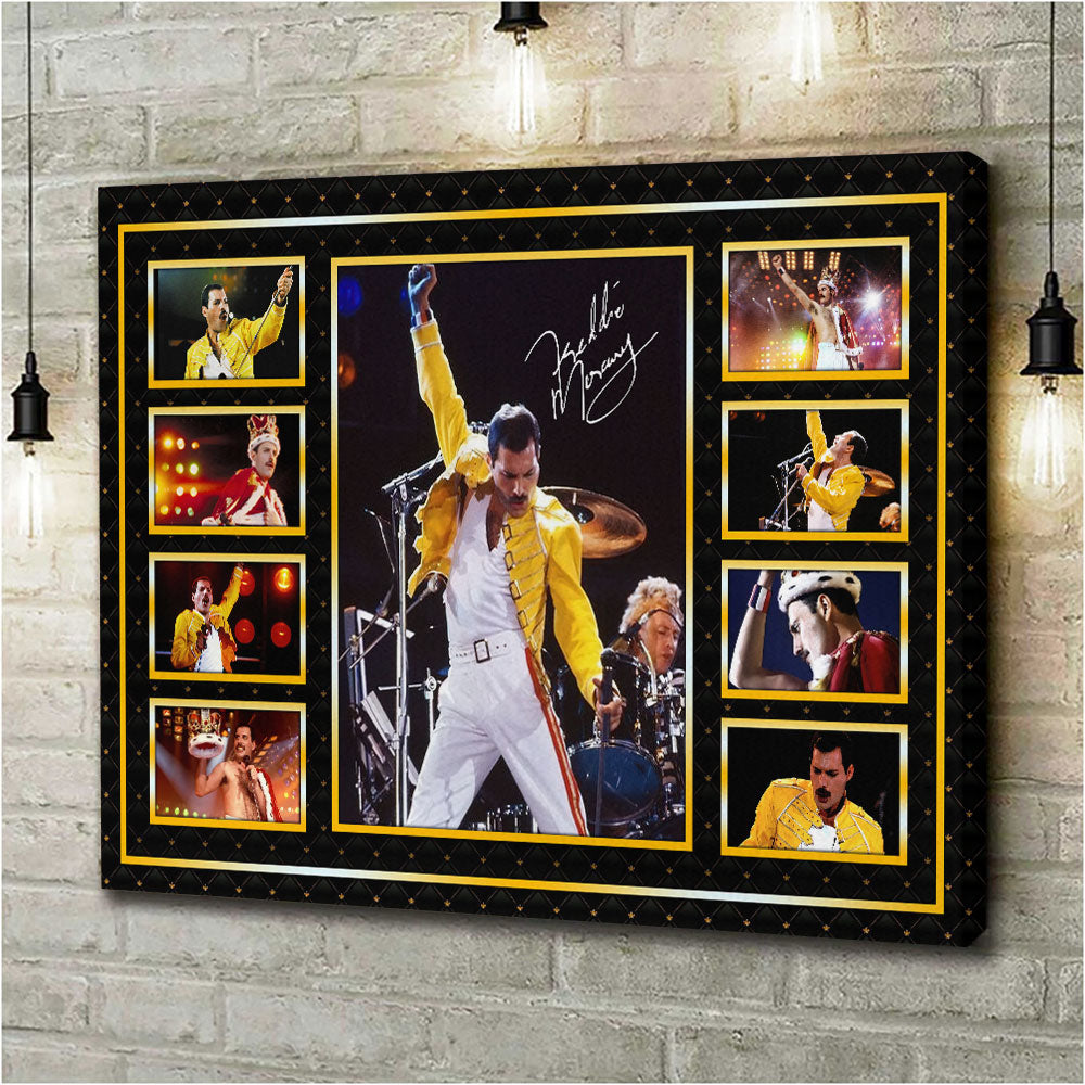 Freddie Mercury Rectangle Canvas With Inner Frame – HOATT15253