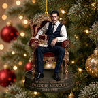 Freddie Mercury Custom Shape 2-side Printed Acrylic Ornament – MAITM15337