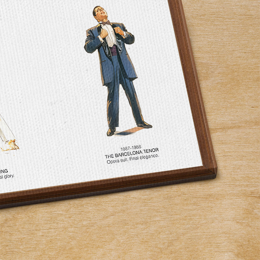 Freddie Mercury Rectangle Canvas With Inner Frame – TMTHU6131