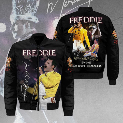 Freddie Mercury 80th Anniversary 3D Bomber Jacket – HOATT15250