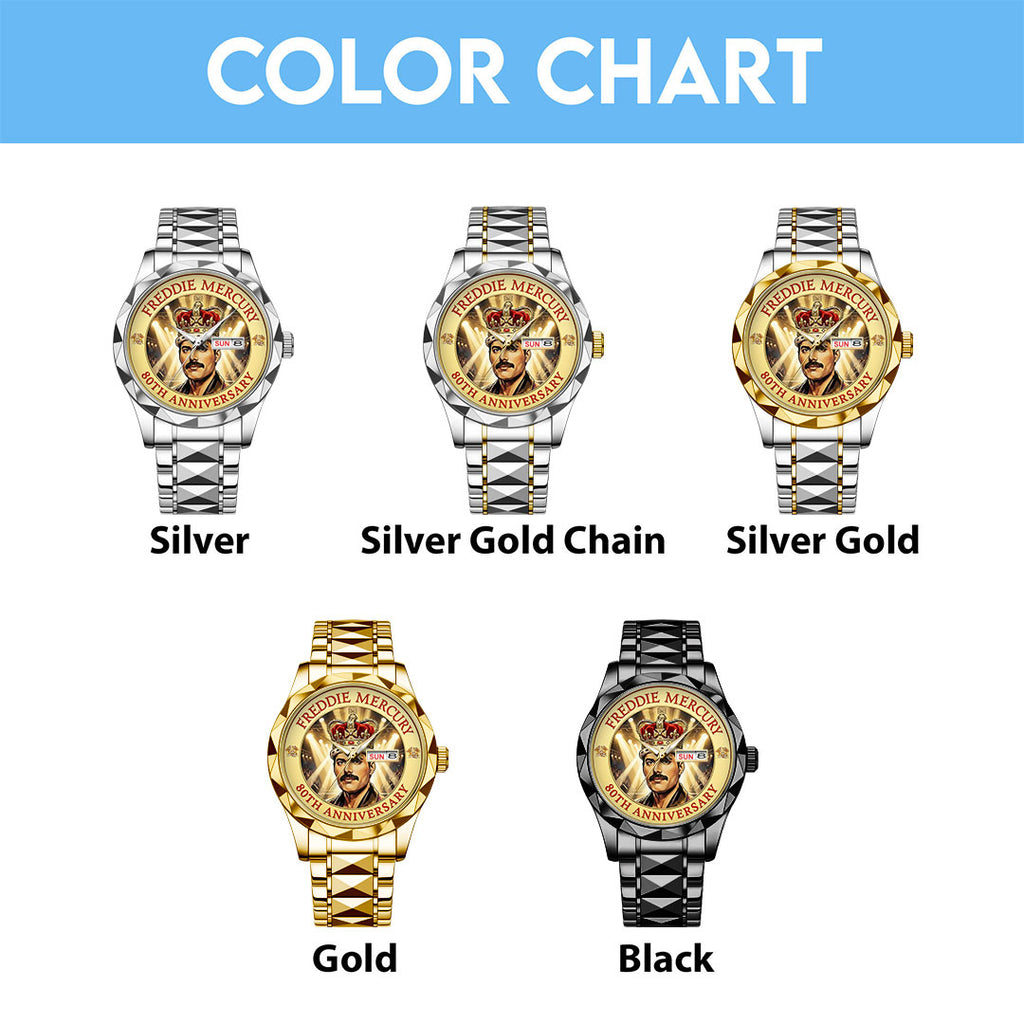 Freddie Mercury Alloy Luxury Quartz Watch – TMTHU2944