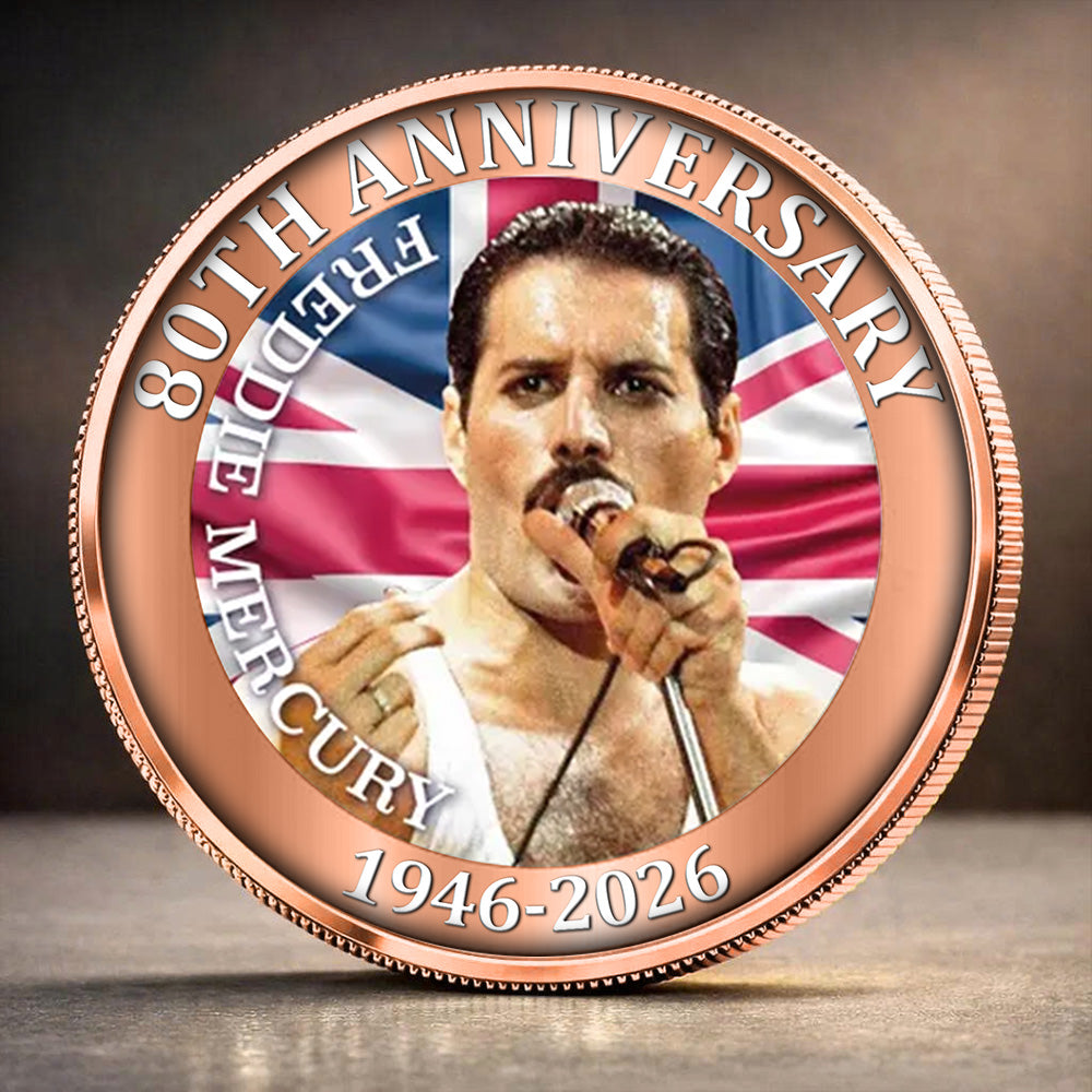 Freddie Mercury 80th Anniversary Commemorative Coin – MAITM15145