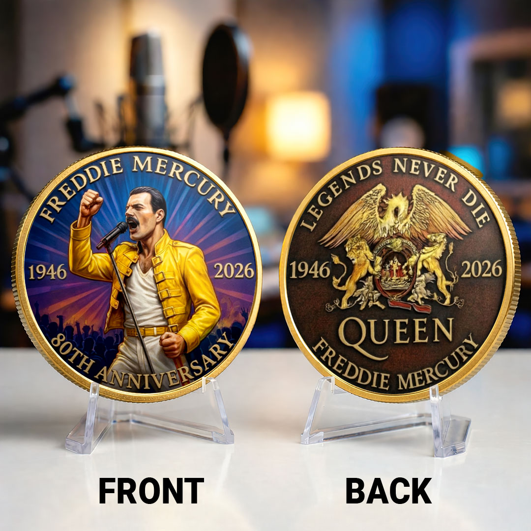 Freddie Mercury 80th Anniversary Commemorative Coin – MAITM15149