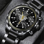 KISS Black Stainless Steel Watch – GNE 2130