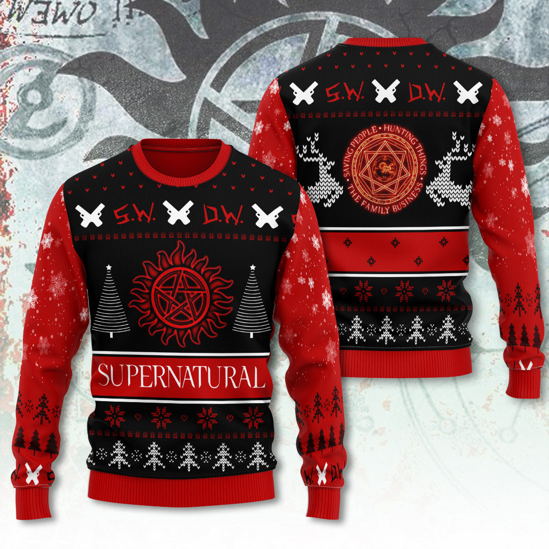 Supernatural Ugly Sweater – GNE 2355