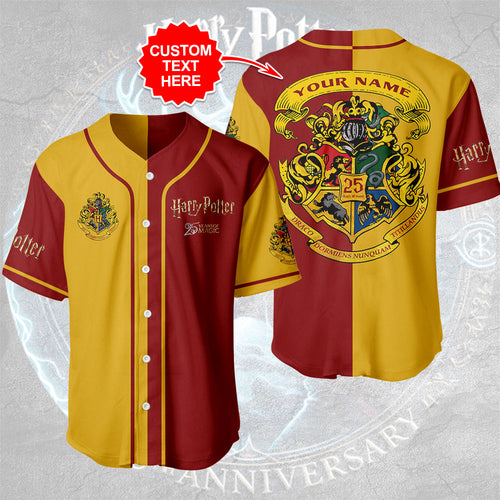 Personalized Harry Potter 25th Anniversary Baseball Jersey – GNE4955
