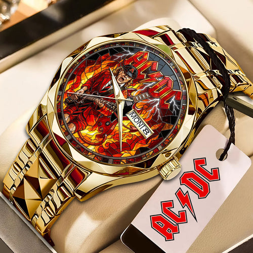 AC/DC Alloy Luxury Quartz Watch – GNE5114