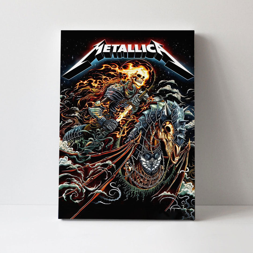 Metallica Rectangle Canvas With Inner Frame – GNE NEW135