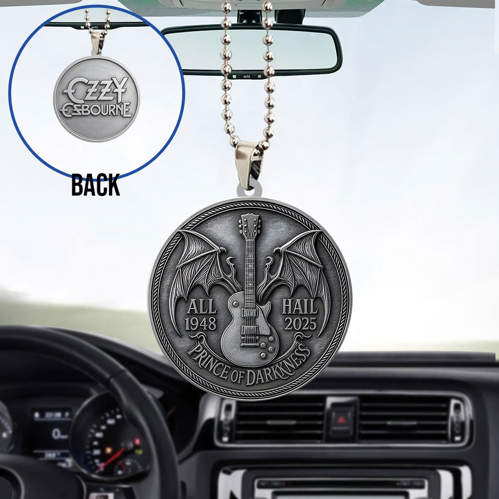 Ozzy Osbourne Custom shape 2-sided Acrylic Car Ornament – GNENEW599