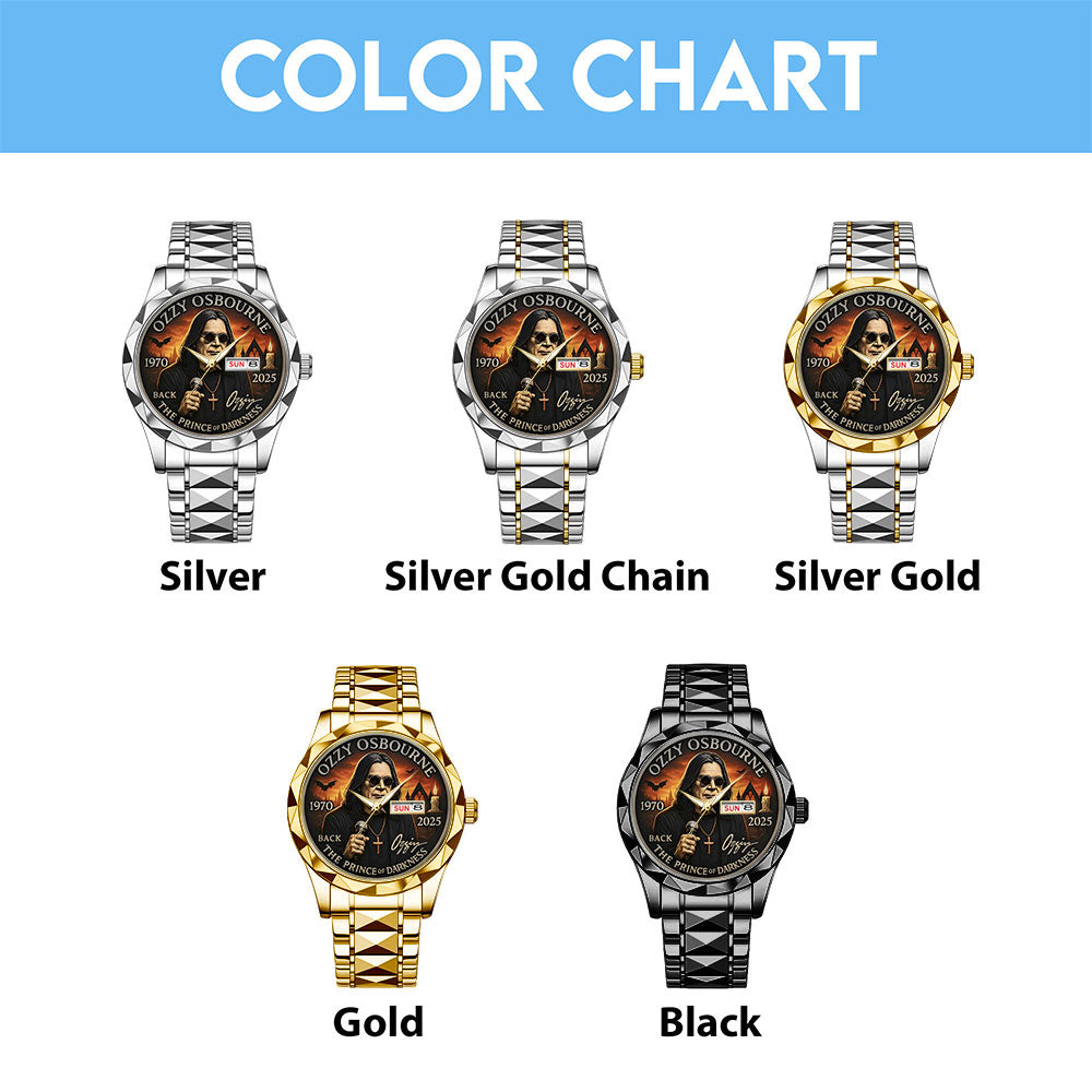 Ozzy Osbourne Alloy Luxury Quartz Watch – GNENEW603