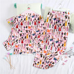 Taylor Swift Satin Pajama Set with Piping – GNENEW793