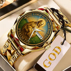 God Is Good Alloy Luxury Quartz Watch – TMTHU 294