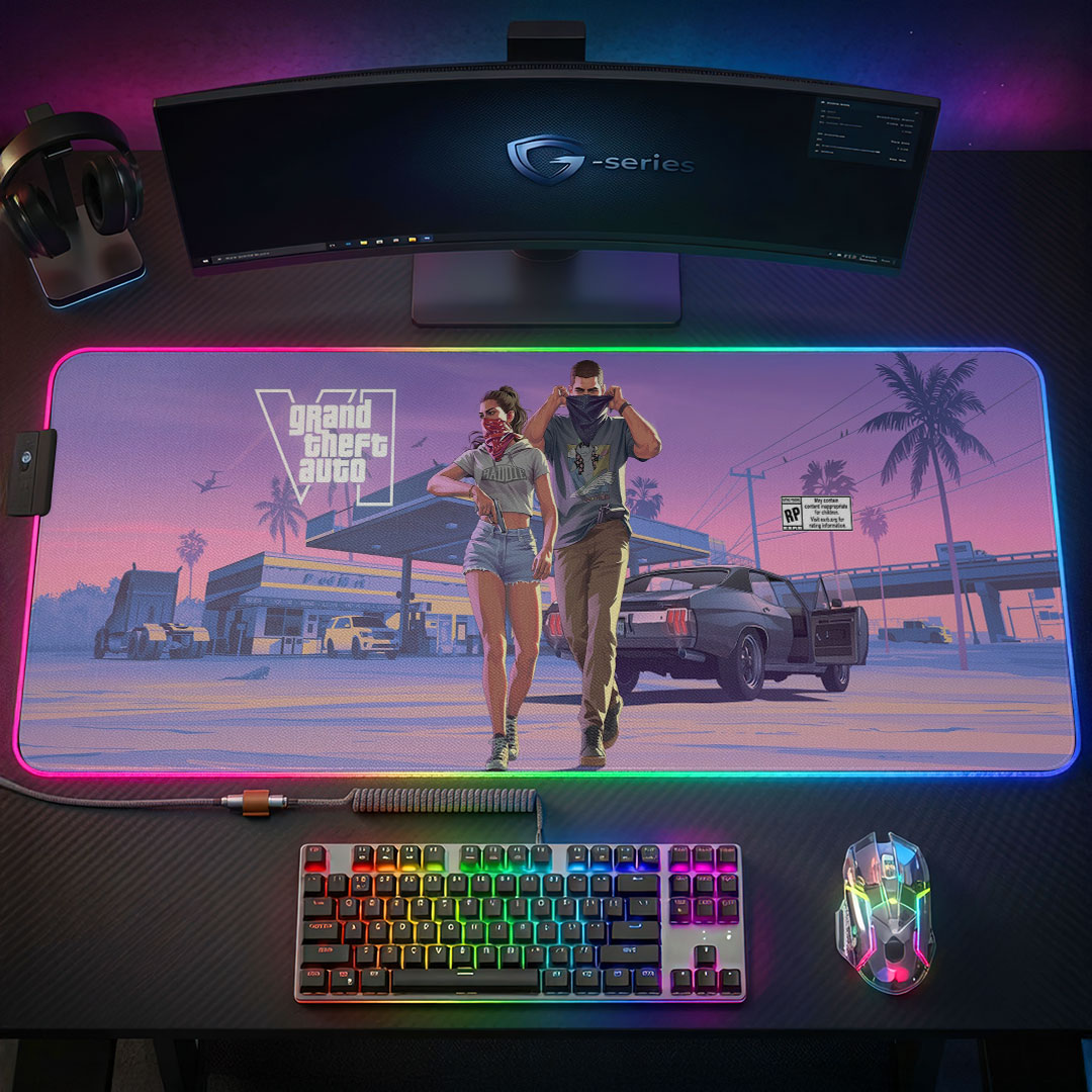 Grand Theft Auto VI Custom Gaming Desk Mat – TANTN24813