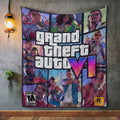 Grand Theft Auto VI Quilt Blanket – TANTN24032