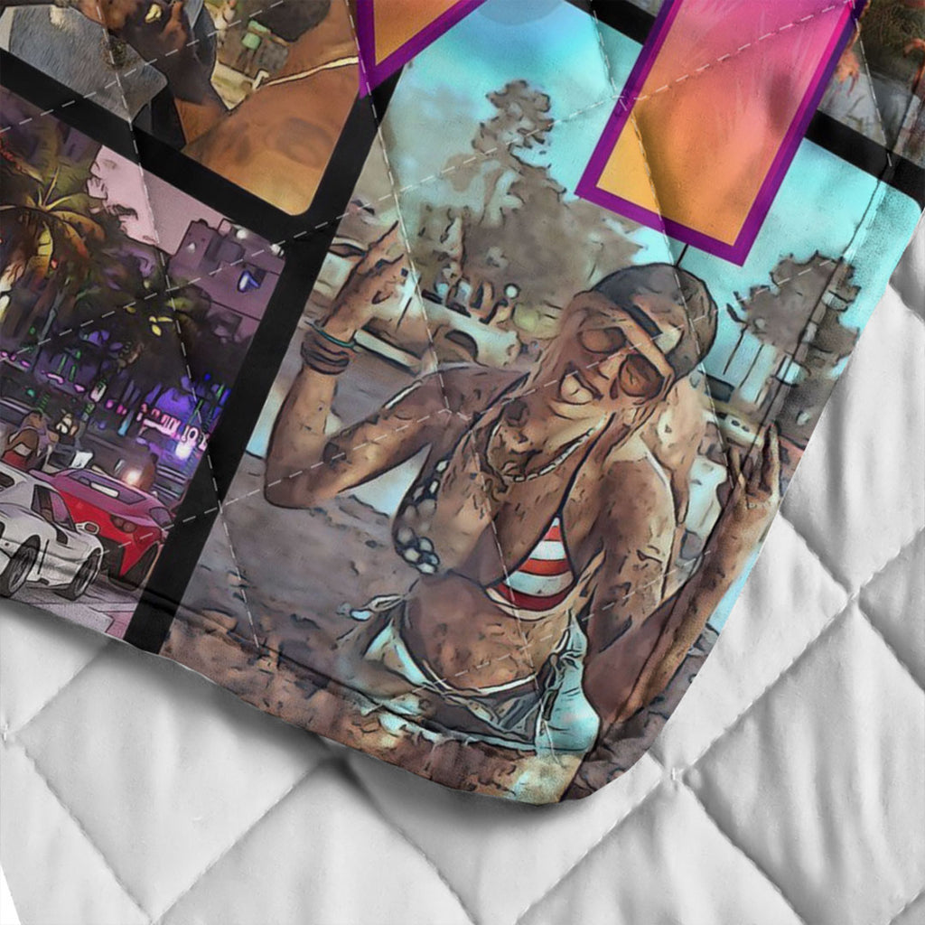 Grand Theft Auto VI Quilt Blanket – TANTN24031