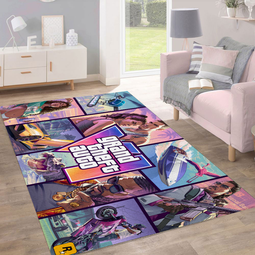 Grand Theft Auto VI Rectangular Rug – TANTN23891