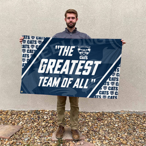 Geelong FC 3D Double-side House Flag – TANTN16486