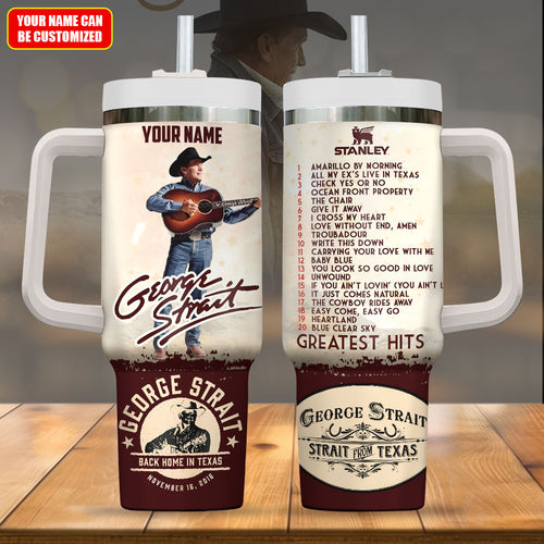 Personalized George Strait 40oz Tumbler – TANTN17318