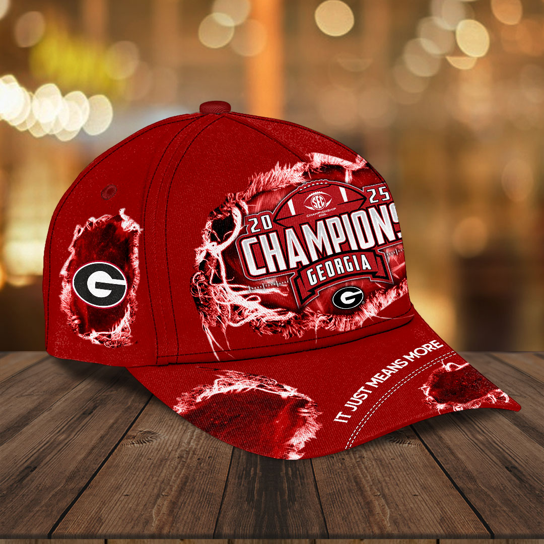 Georgia Bulldogs Football 2025 SEC Champions Classic Cap – HOATT14979