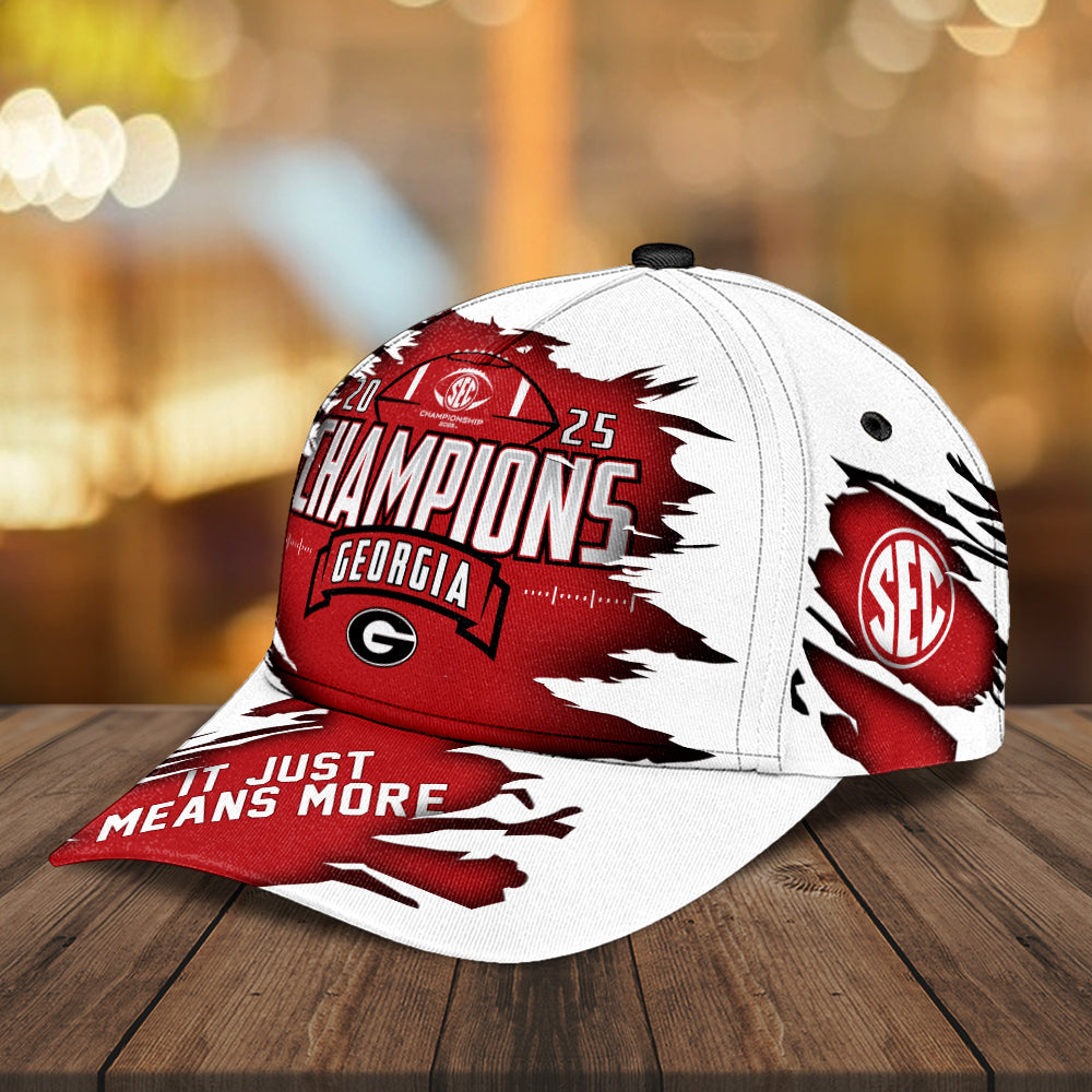 Georgia Bulldogs Football 2025 SEC Champions Classic Cap – MAITM14001
