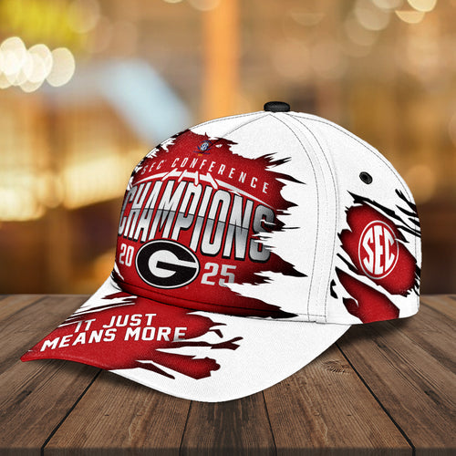 Georgia Bulldogs Football 2025 SEC Champions Classic Cap – MAITM14034