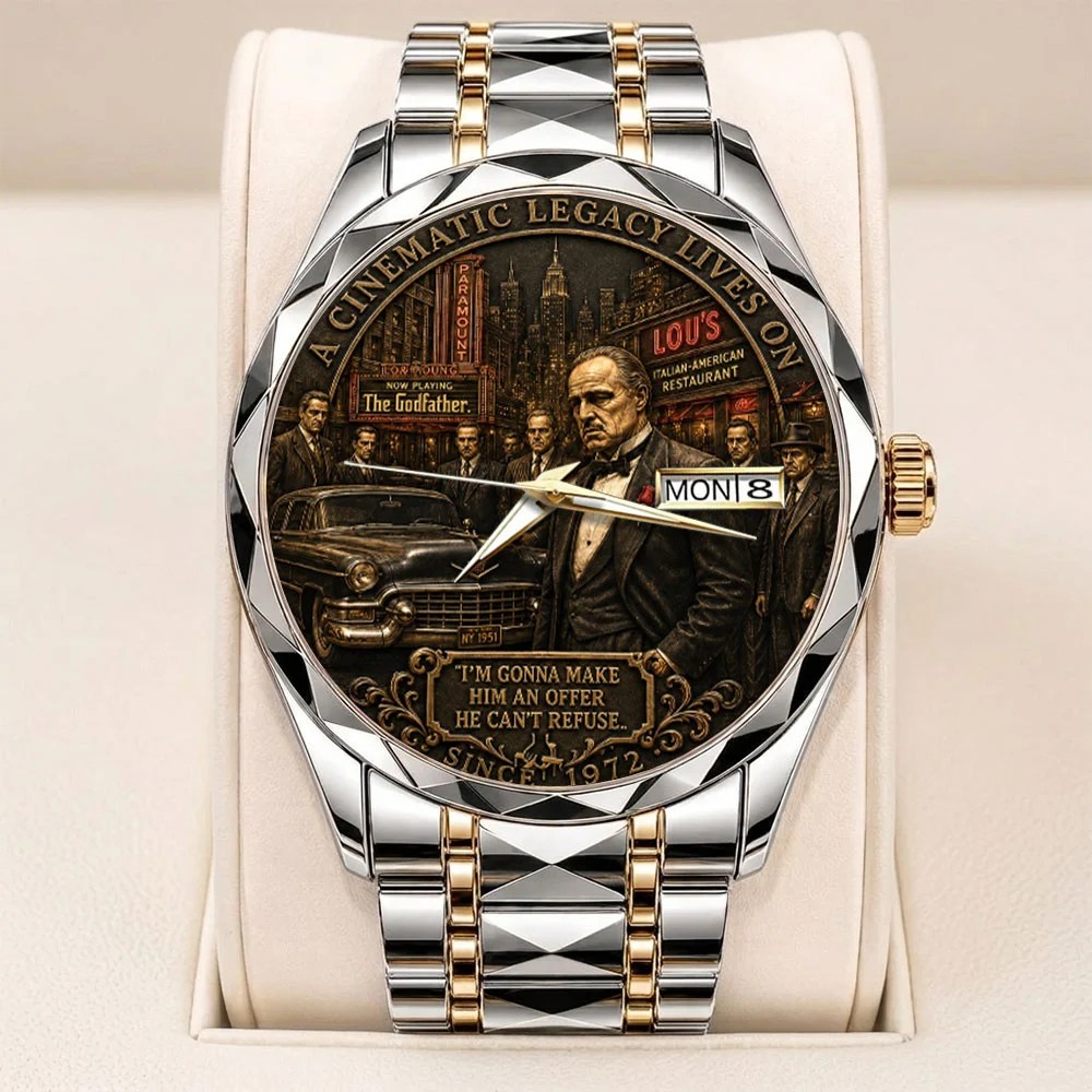 The Godfather 55th Anniversary Alloy Luxury Quartz Watch – TANTN25135