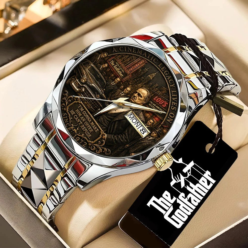 The Godfather 55th Anniversary Alloy Luxury Quartz Watch – TANTN25135