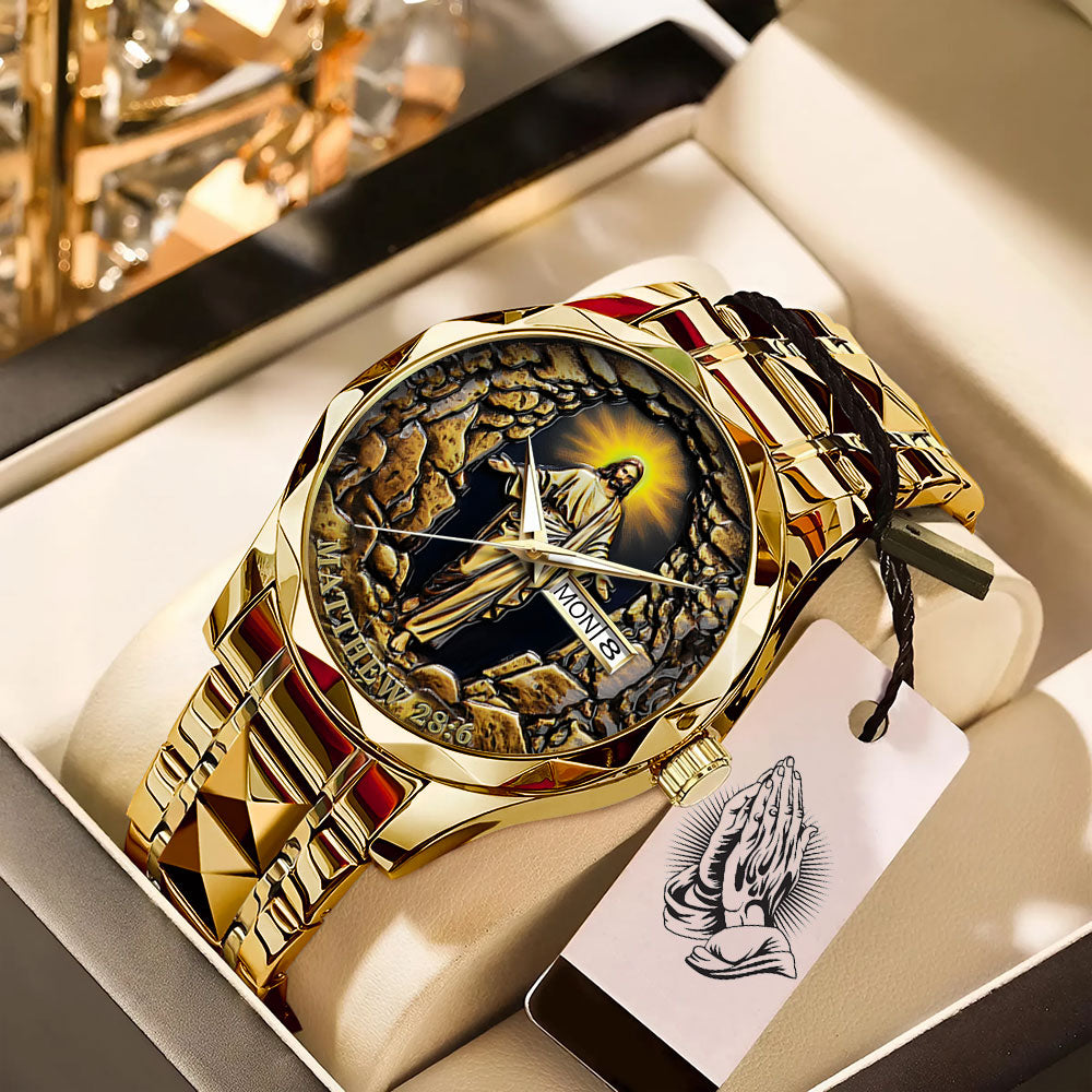God Is Good Alloy Luxury Quartz Watch – TANTN 15163