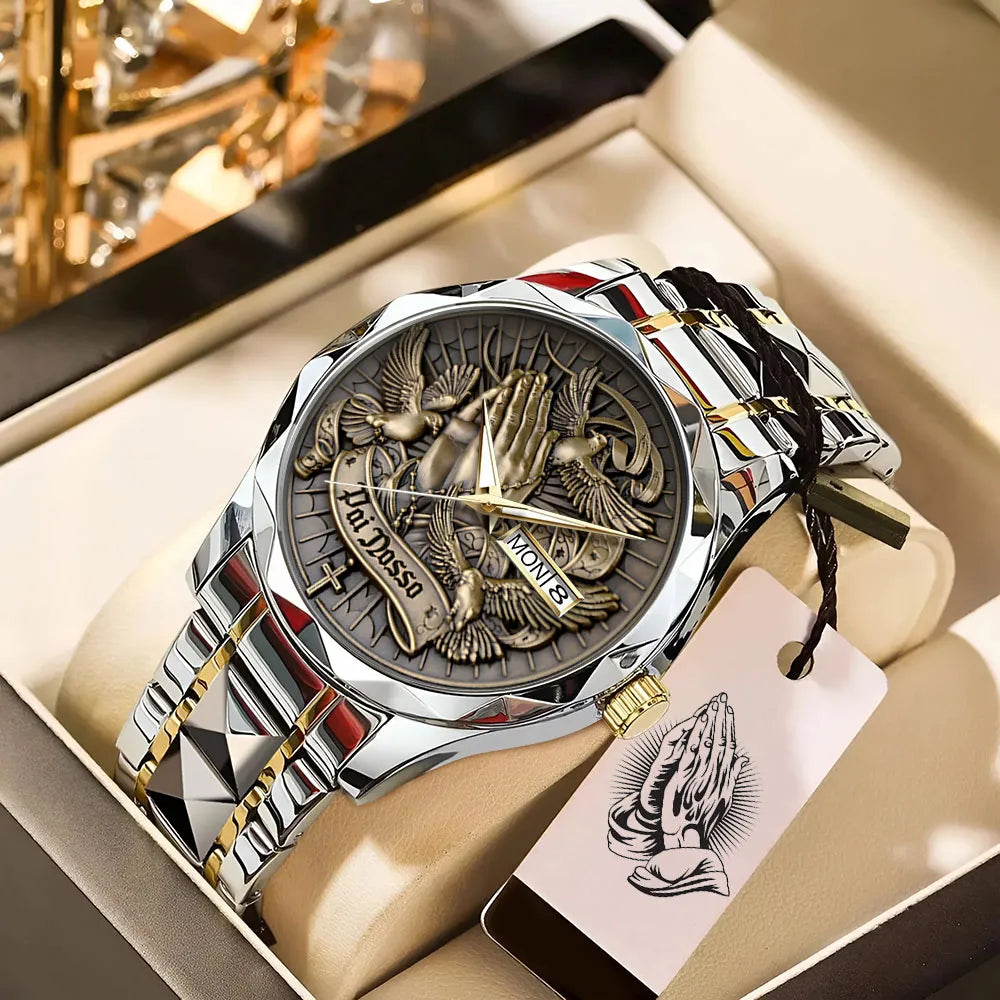 God Is Good Alloy Luxury Quartz Watch – TANTN 15186