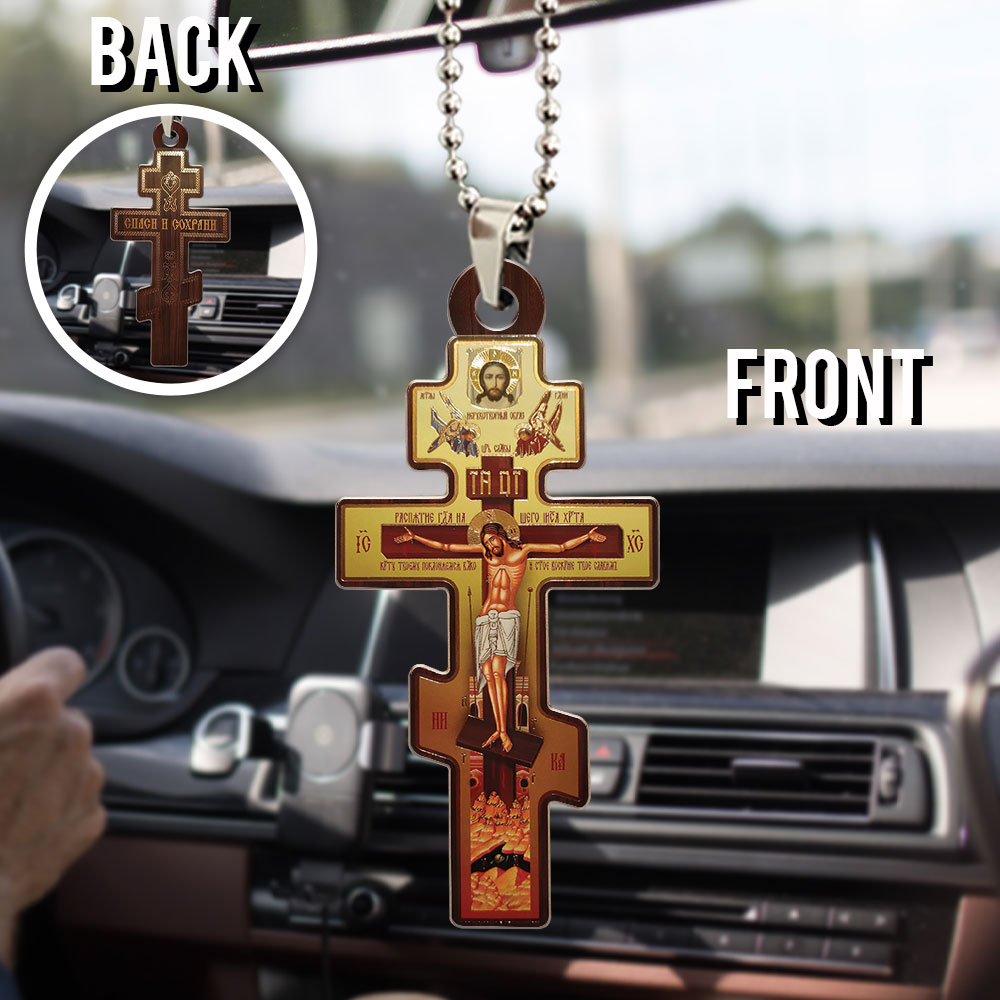 Christian Custom Shape 2-Side Printed Acrylic Car Ornament – HOATT12293