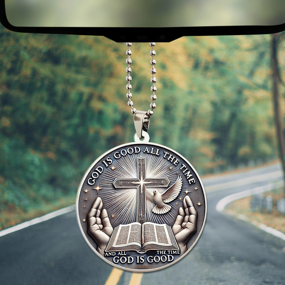 God Is Good Custom shape 2-sided Acrylic Car Ornament – TANTN 14875