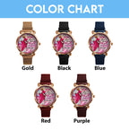 Breast Cancer Awareness Mesh Strap Quartz Watch – HOATT12480