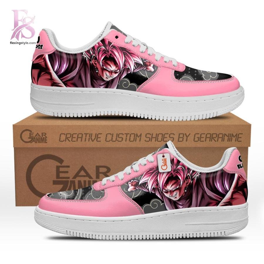 Goku Black Rose Dragon Ball Air Force Shoes