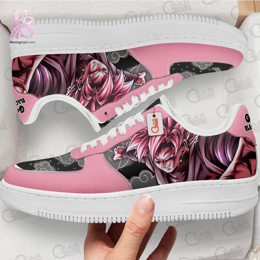 Goku Black Rose Dragon Ball Air Force Shoes