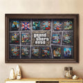 Grand Theft Auto Rectangle Canvas With Inner Frame – TMTHU7395