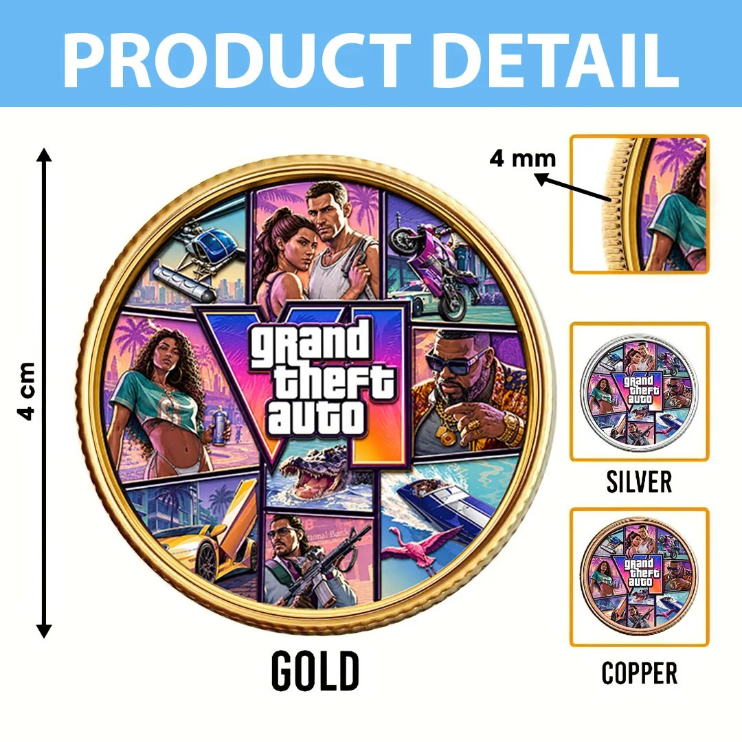 Grand Theft Auto VI Commemorative Coin – GNE8179