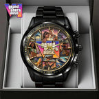 Grand Theft Auto VI Black Stainless Steel Watch – GNE8379