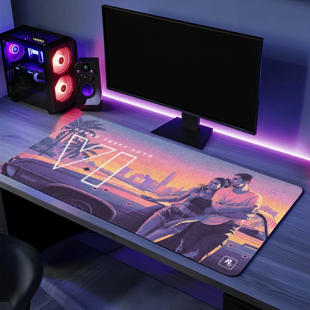 Grand Theft Auto VI Custom Gaming Desk Mat – GNE8740