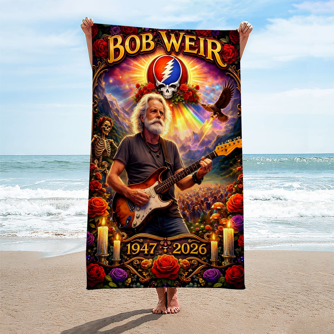 Grateful Dead x Bob Weir Rectangle Beach Towel – HOATT15737